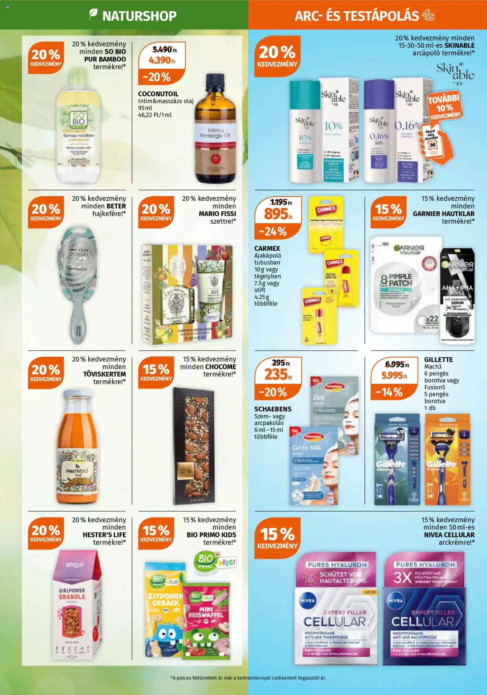 Müller akciós ujság - amely érvényes a következő dátumtól: 02.02.2026 | Oldal: 4 | Termékek: Borotva, Granola, Olaj, Só