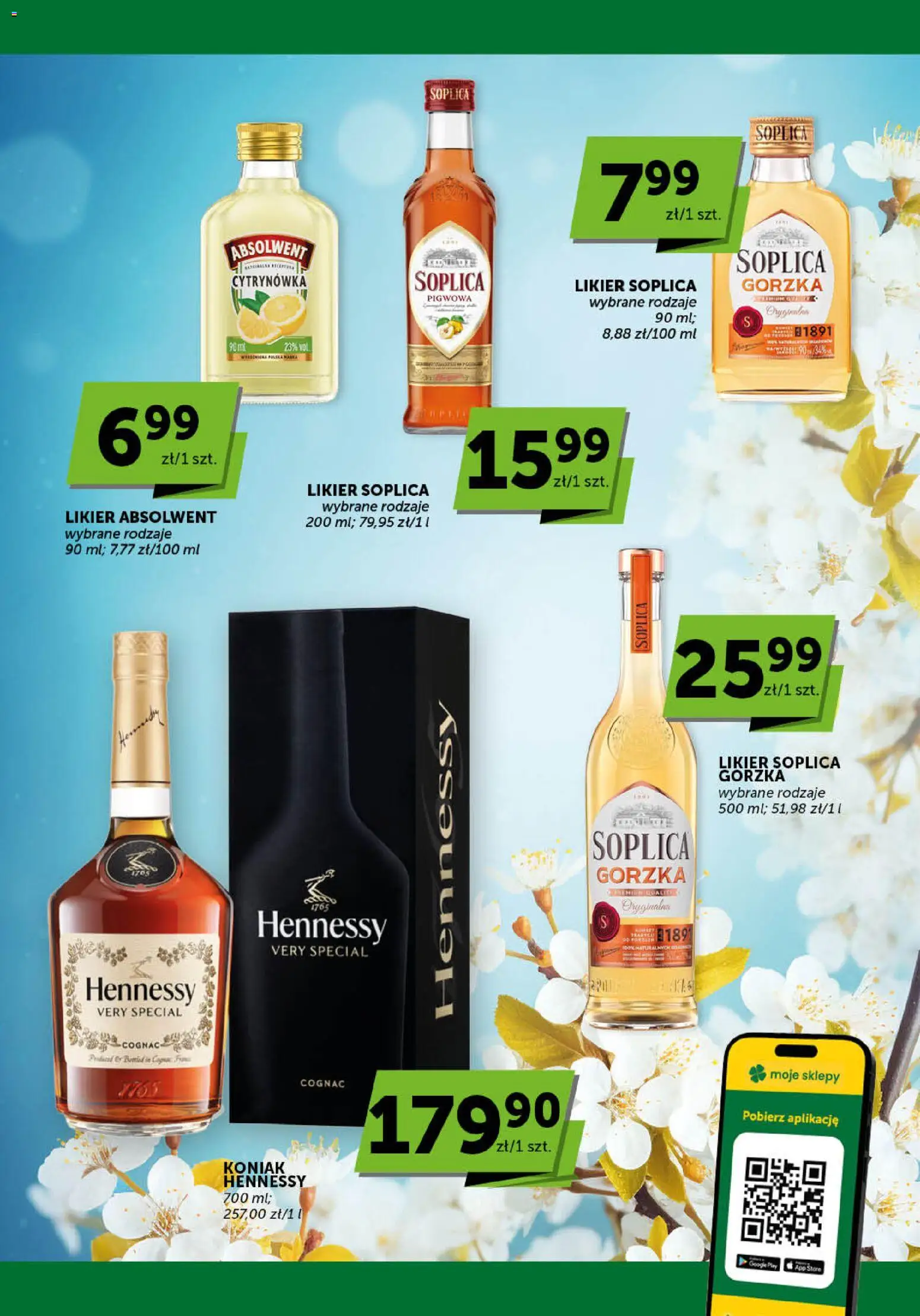 Groszek gazetka - Katalog alkoholowy od 05.03.2026 | Strona: 6 | Produkty: Hennessy, Koniak