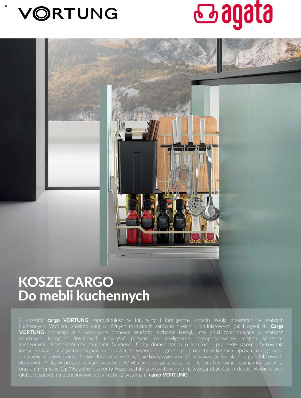 Salony Agata Gazetka - Vortung Systemy Cargo od 01.09.2025 | Strona: 1