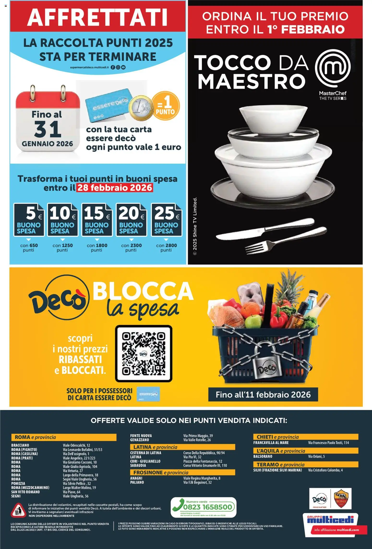 Volantino Decò del 20.01.2026 | Pagina: 12 | Prodotti: The, TV