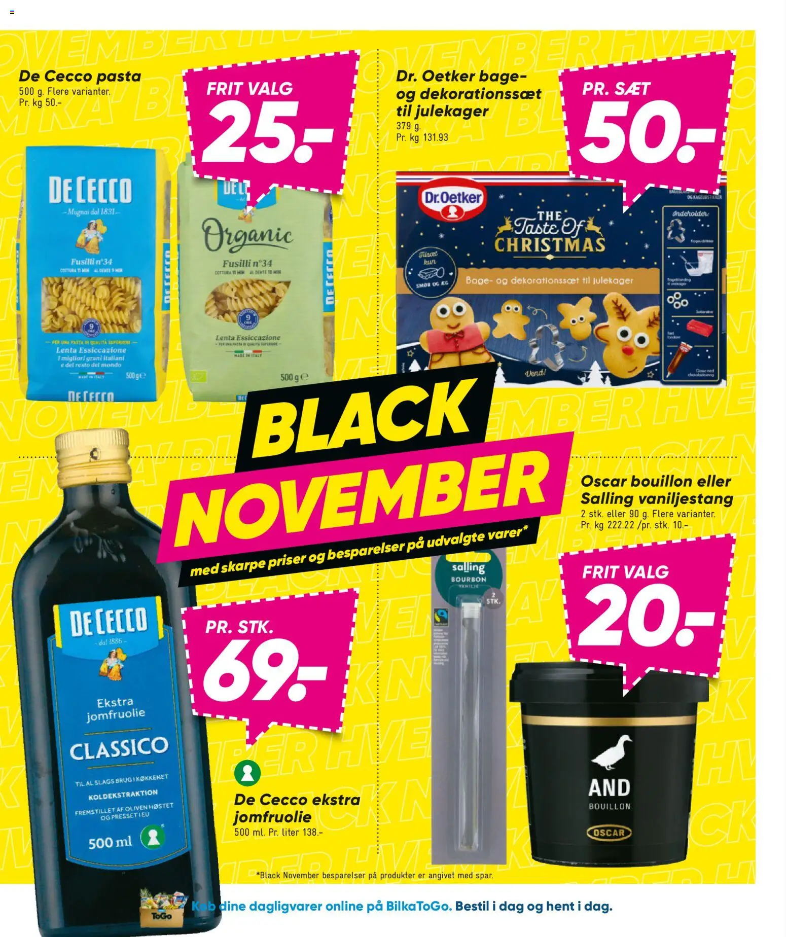 Bilka tilbudsavis – gyldig fra 07.11.2025 | Side: 29 | Produkter: Bouillon, Smør, Kager, Oliven