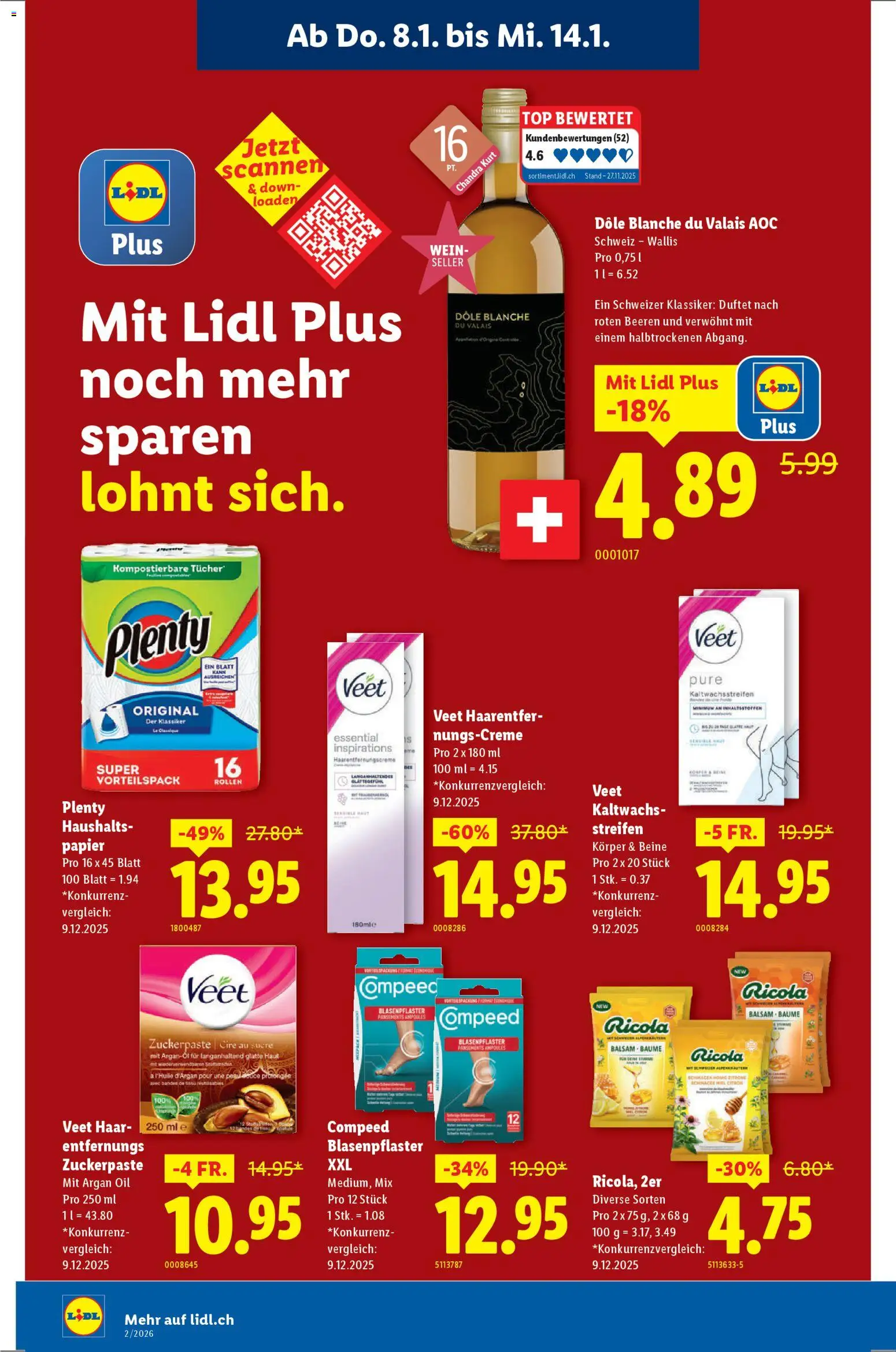 Lidl Aktionen – gültig ab 08.01.2026 | Seite: 10 | Produkte: Wein, Top