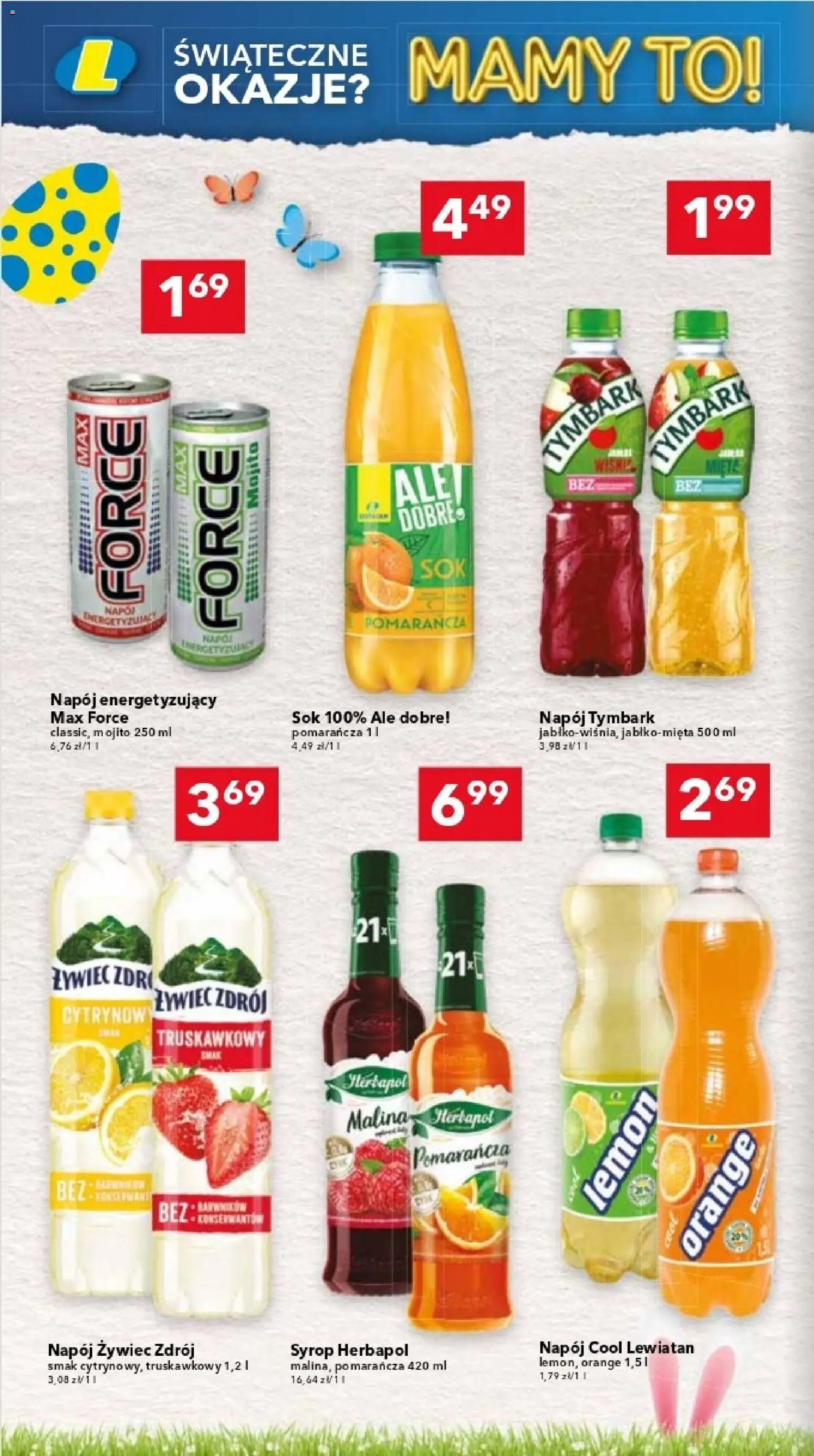 Lewiatan gazetka - Katowice od 12.03.2026 | Strona: 12 | Produkty: Syrop, Malina, Sok