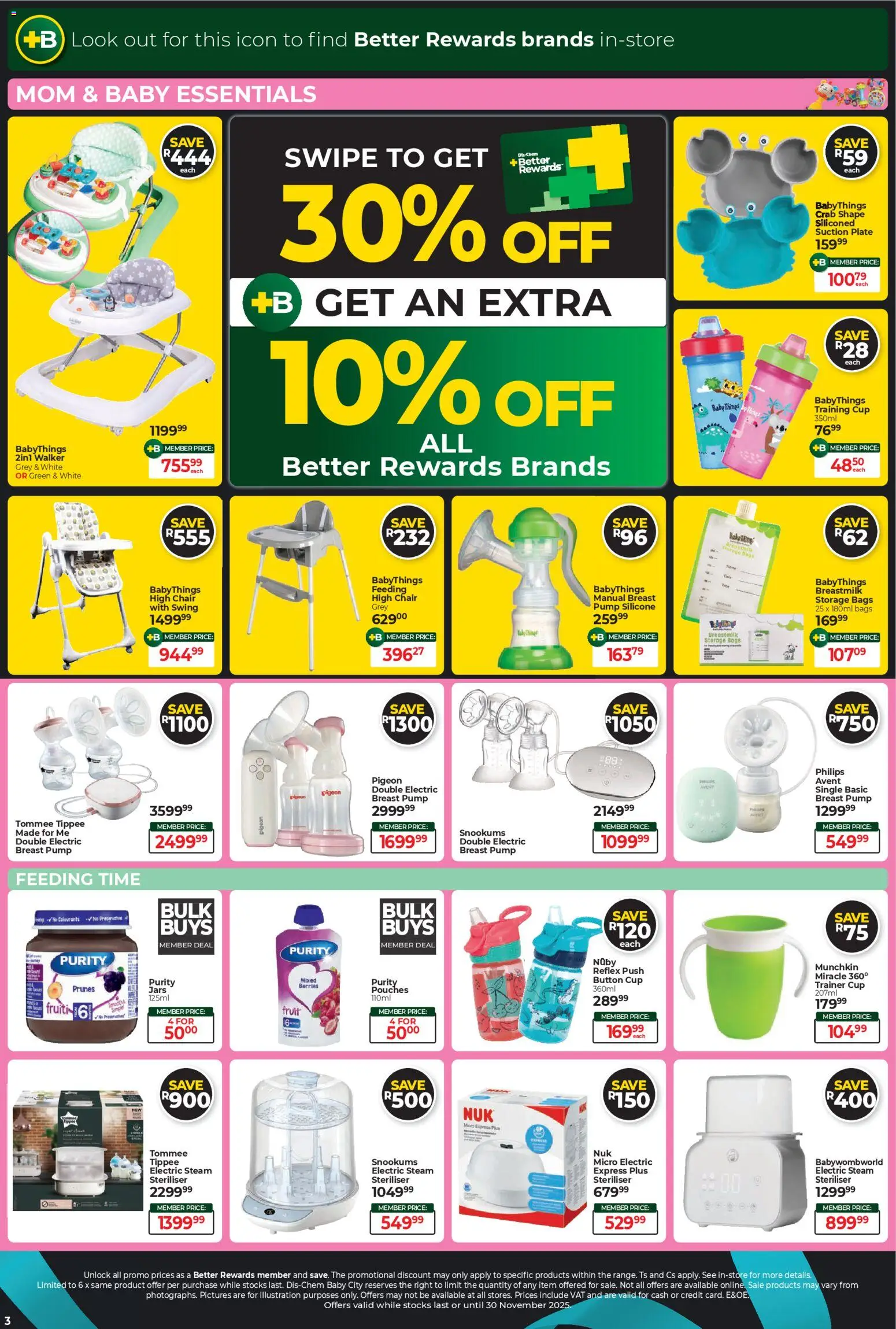 New Baby City catalogue – valid from 24.11.2025 | Page: 3 | Products: Plate, Chair, Silicone, Fruit