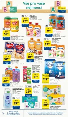 Náhled letáku Sunar Cool Ovocný příkrm, Ovocný příkrm, 120 g, více druhů od 07.04.2026 | Strana: 14