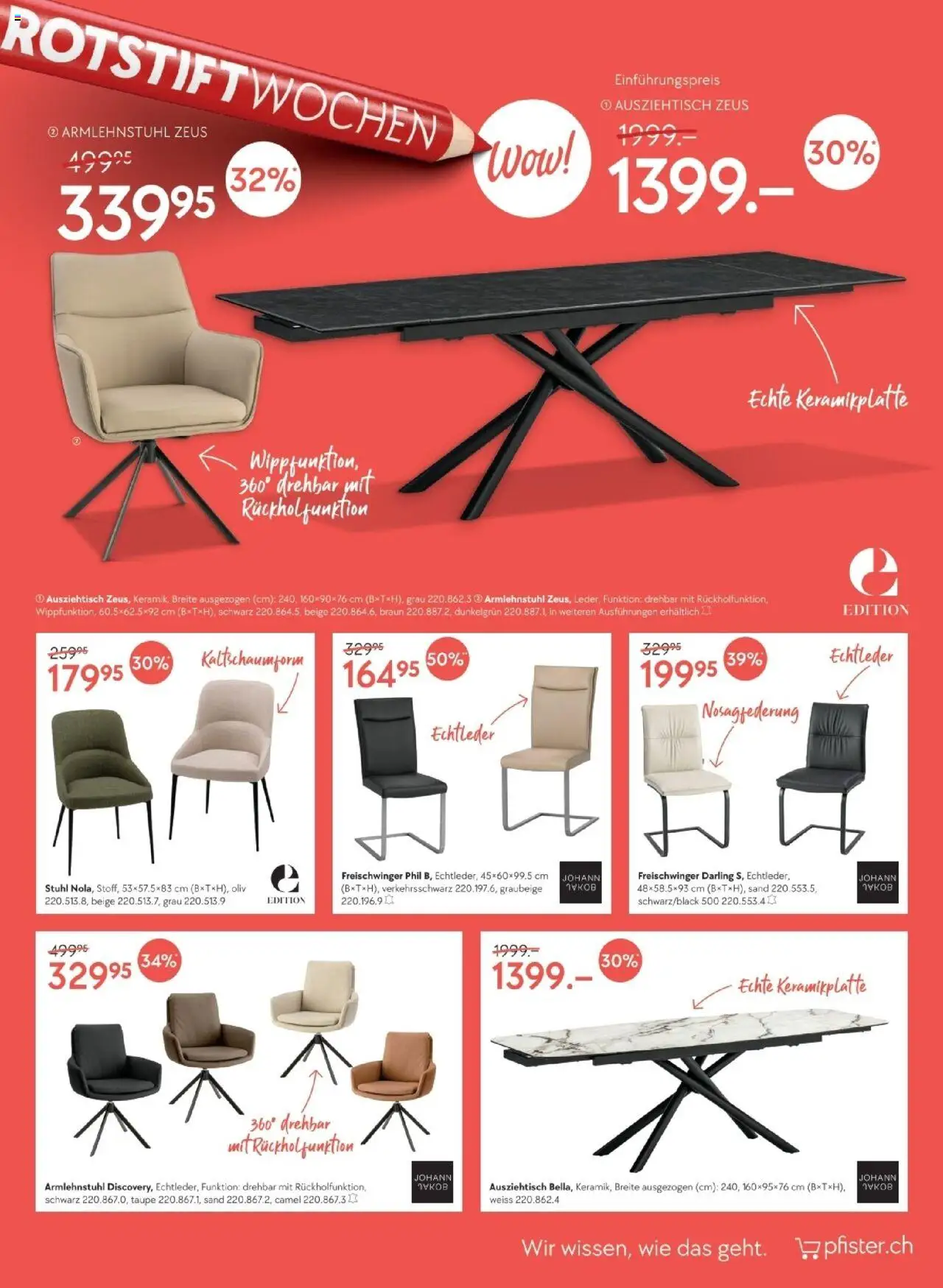 Pfister Aktionen ab 17.06.2025 | Seite: 5 | Produkte: Stuhl