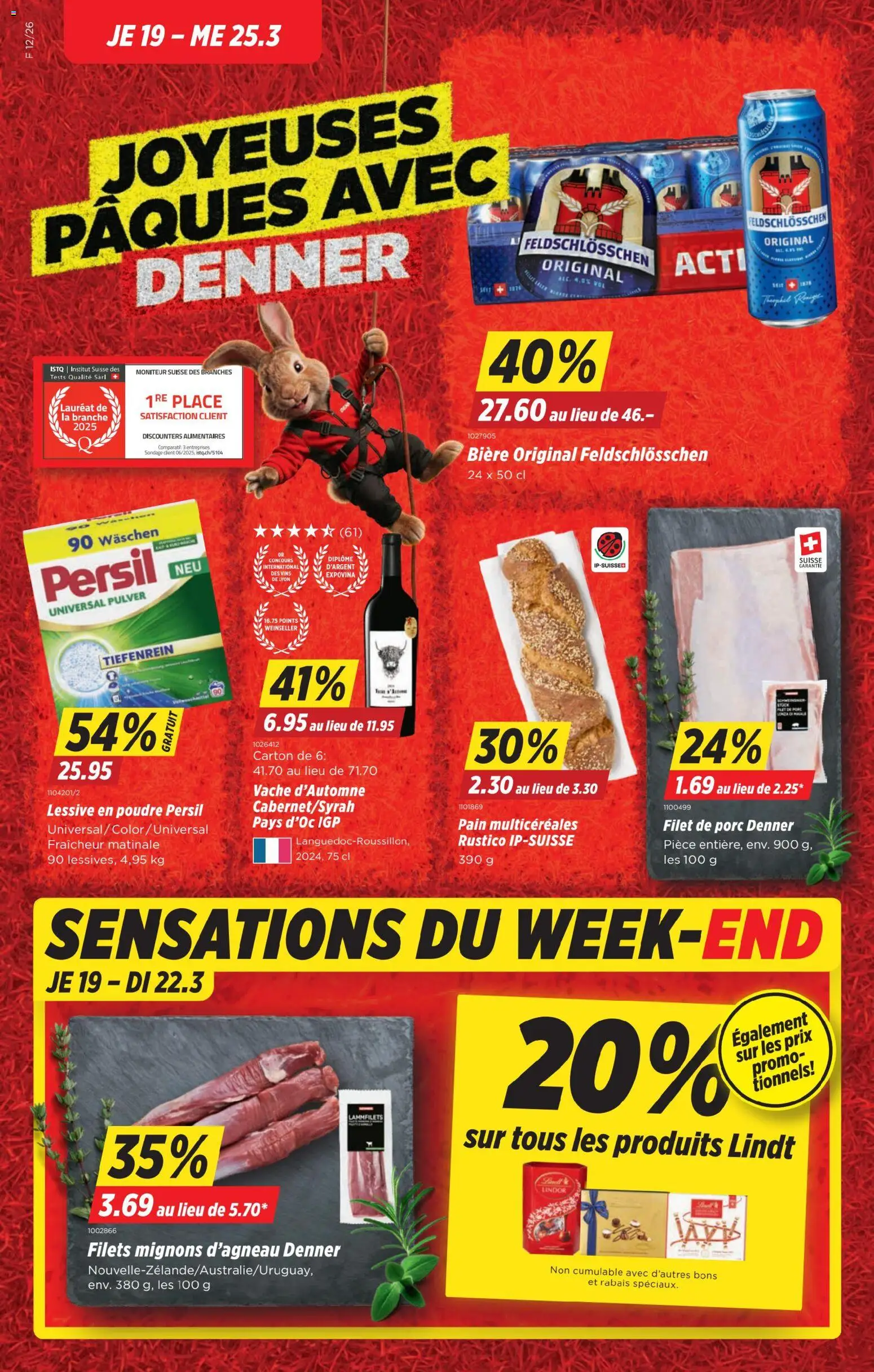 Denner aktionen FR – gültig ab 19.03.2026 | Seite: 1 | Produkte: Pulver, Rouge