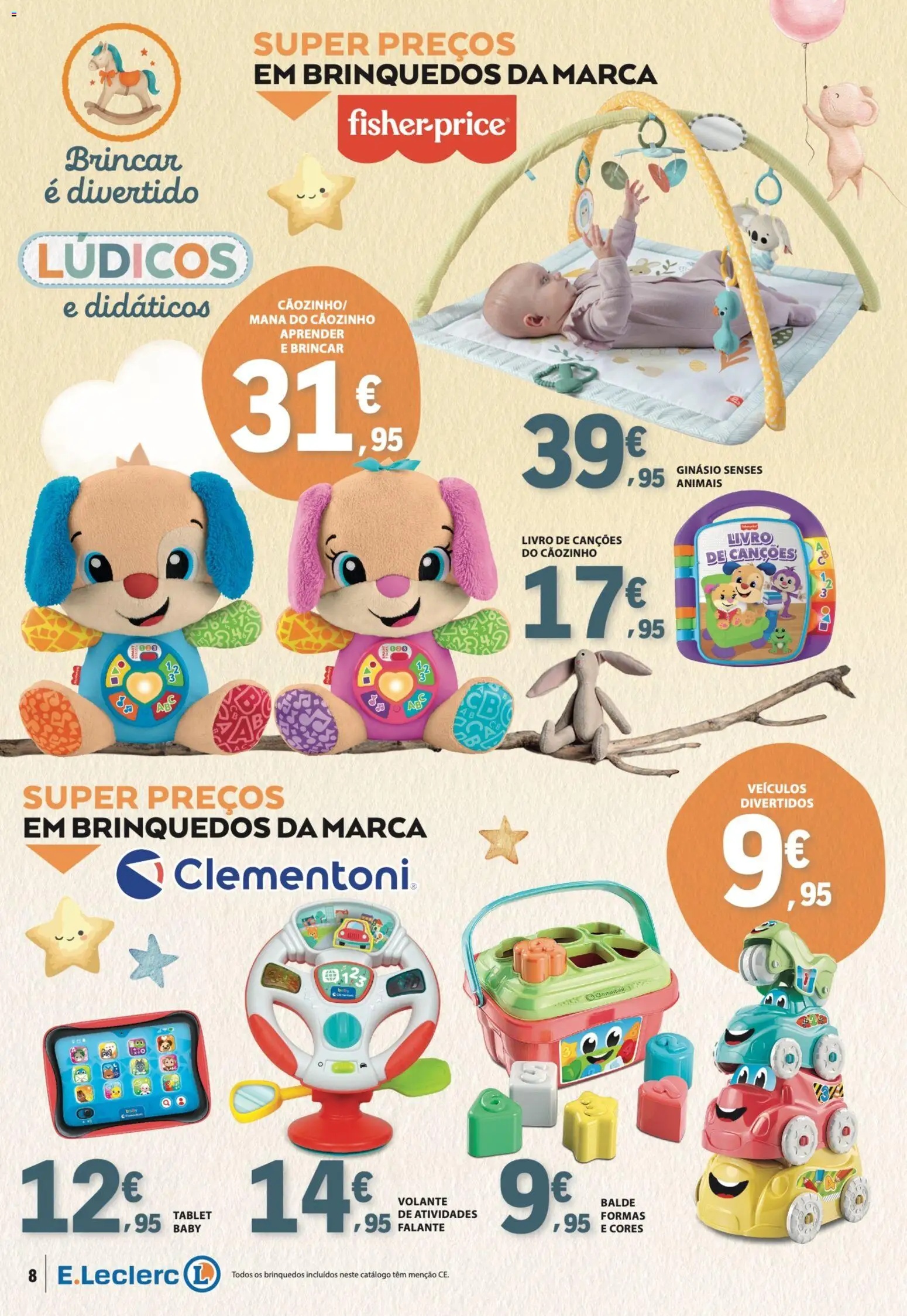 E.Leclerc Especial Bebé │ válido de 13.01.2026 | Página: 8 | Produtos: Balde, Tablet