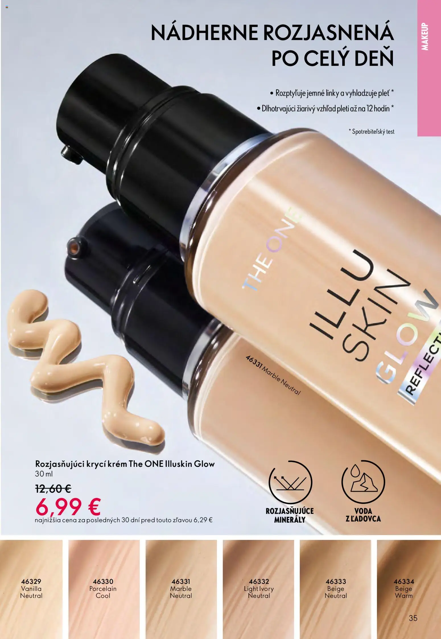 Nové Oriflame akcie – leták je platný od 24.12.2025 | Strana: 35 | Produkty: Krém, Voda