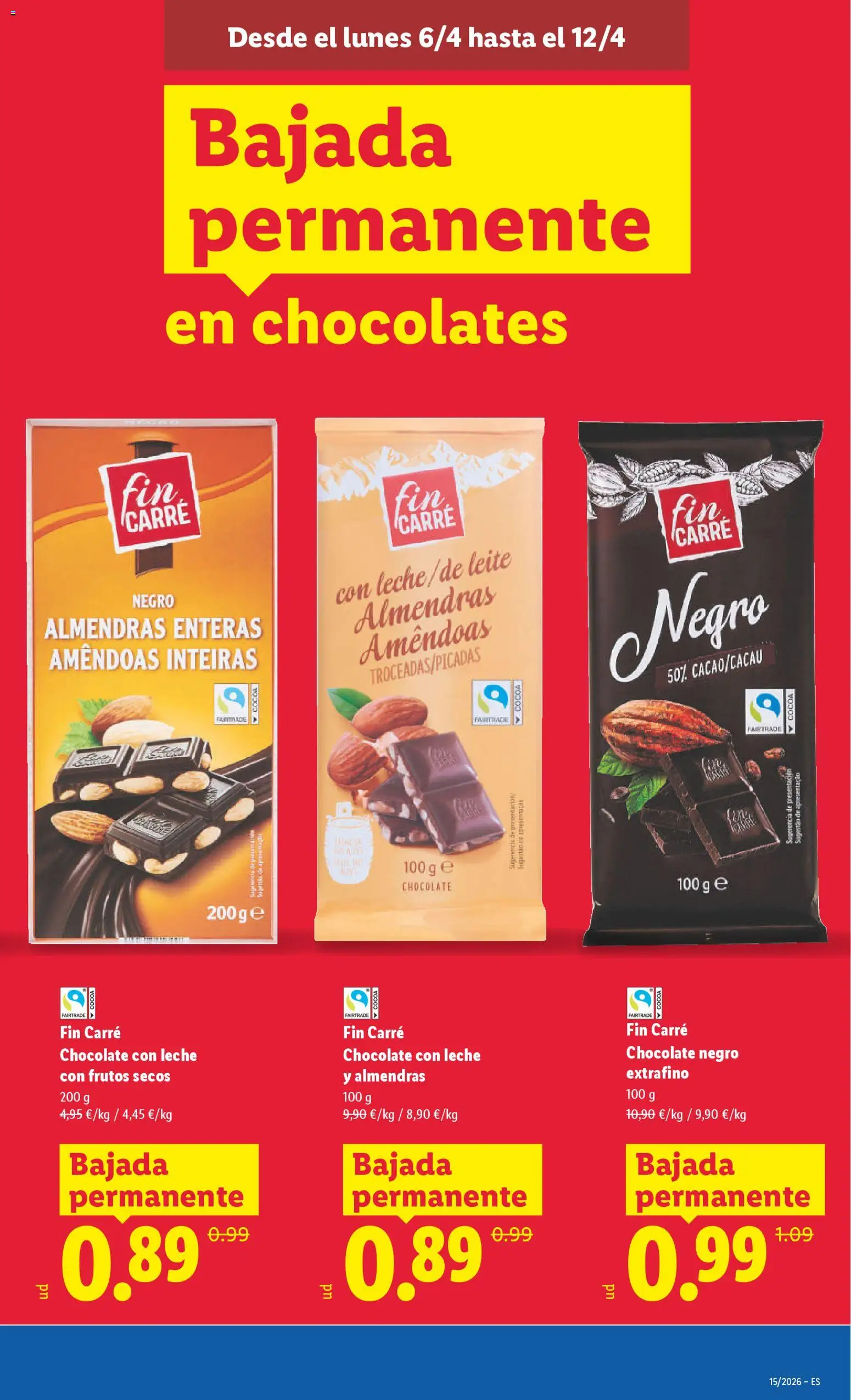 Lidl folleto │ válido desde el 06.04.2026 | Página: 27 | Productos: Leche, Chocolate, Frutos secos, Chocolate con leche
