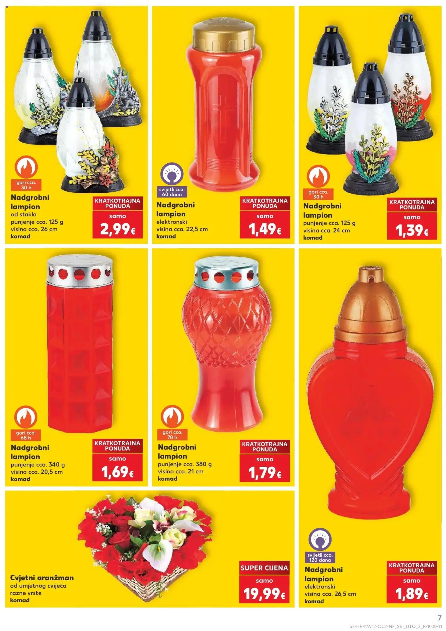 Kaufland katalog | vrijedi od 17.03.2026 | Stranica: 7 | Proizvodi: Lampion