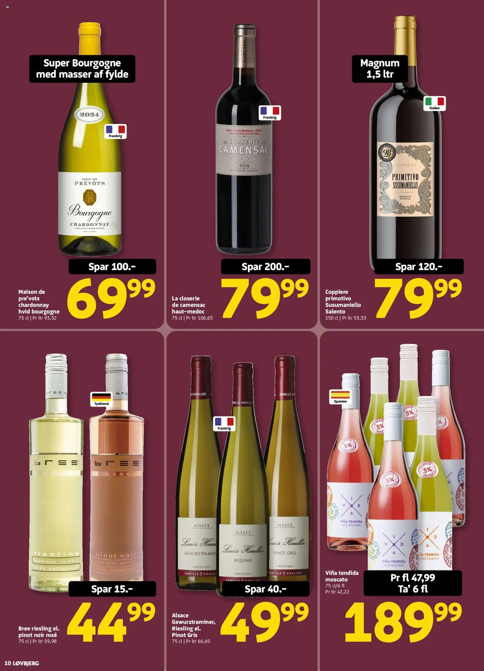 Løvbjerg tilbudsavis – gyldig fra 19.12.2025 | Side: 10 | Produkter: Vin