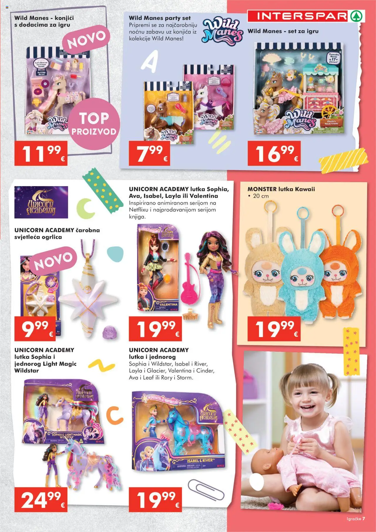 Interspar katalog | vrijedi od 22.10.2025 | Stranica: 7 | Proizvodi: Lutka, Ogrlica