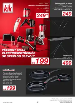 Náhled letáku Kik Black Friday od 17.11.2025 | Strana: 12 | Produkty: Žehlicí prkno, Sušák na prádlo, Pánve, Konvice