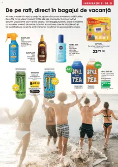 Mega Image catalog - August – valabil de la 31.07.2025 | Pagină: 15 | Produse: Aloe vera, Ulei, Protecție solară, Ceai