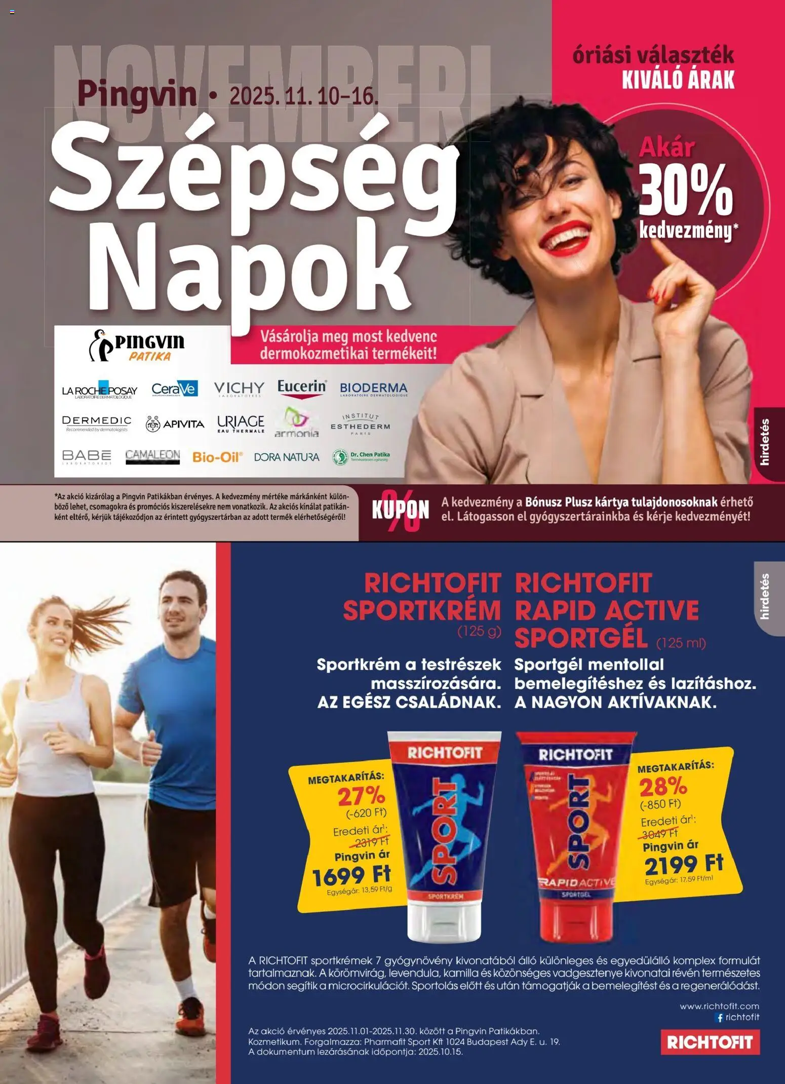 Pingvin Patika akciós ujság - amely érvényes a következő dátumtól: 01.11.2025 | Oldal: 5 | Termékek: Cerave