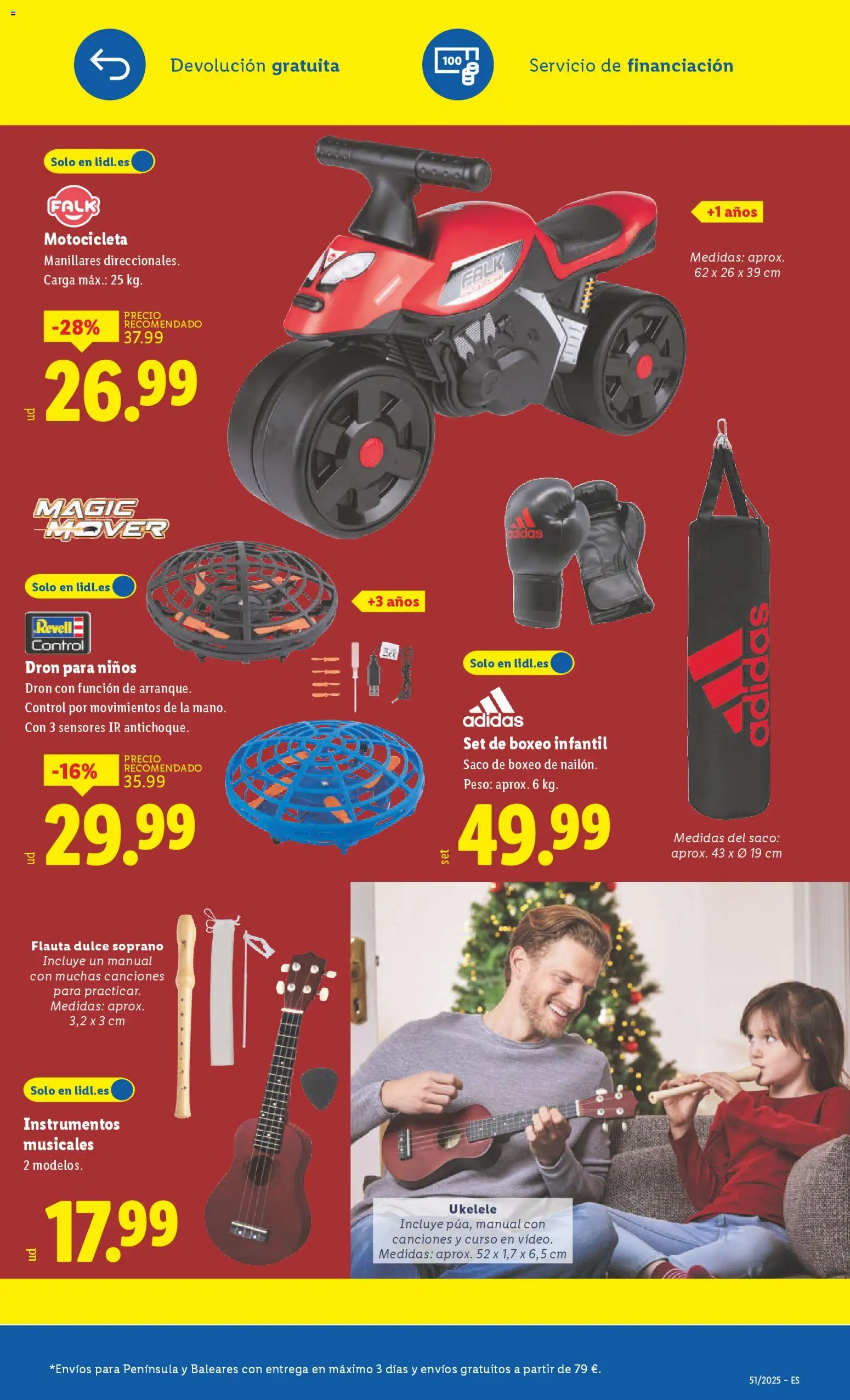 Lidl folleto de bazar │ válido desde el 15.12.2025 | Página: 19 | Productos: Drone, Peso