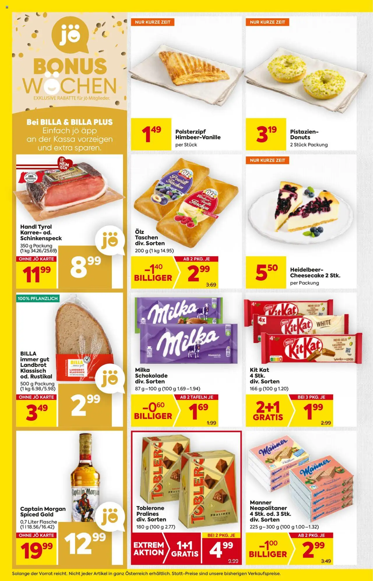 Billa AT akciós ujság - amely érvényes a következő dátumtól: 31.07.2025 | Oldal: 12 | Termékek: Captain morgan