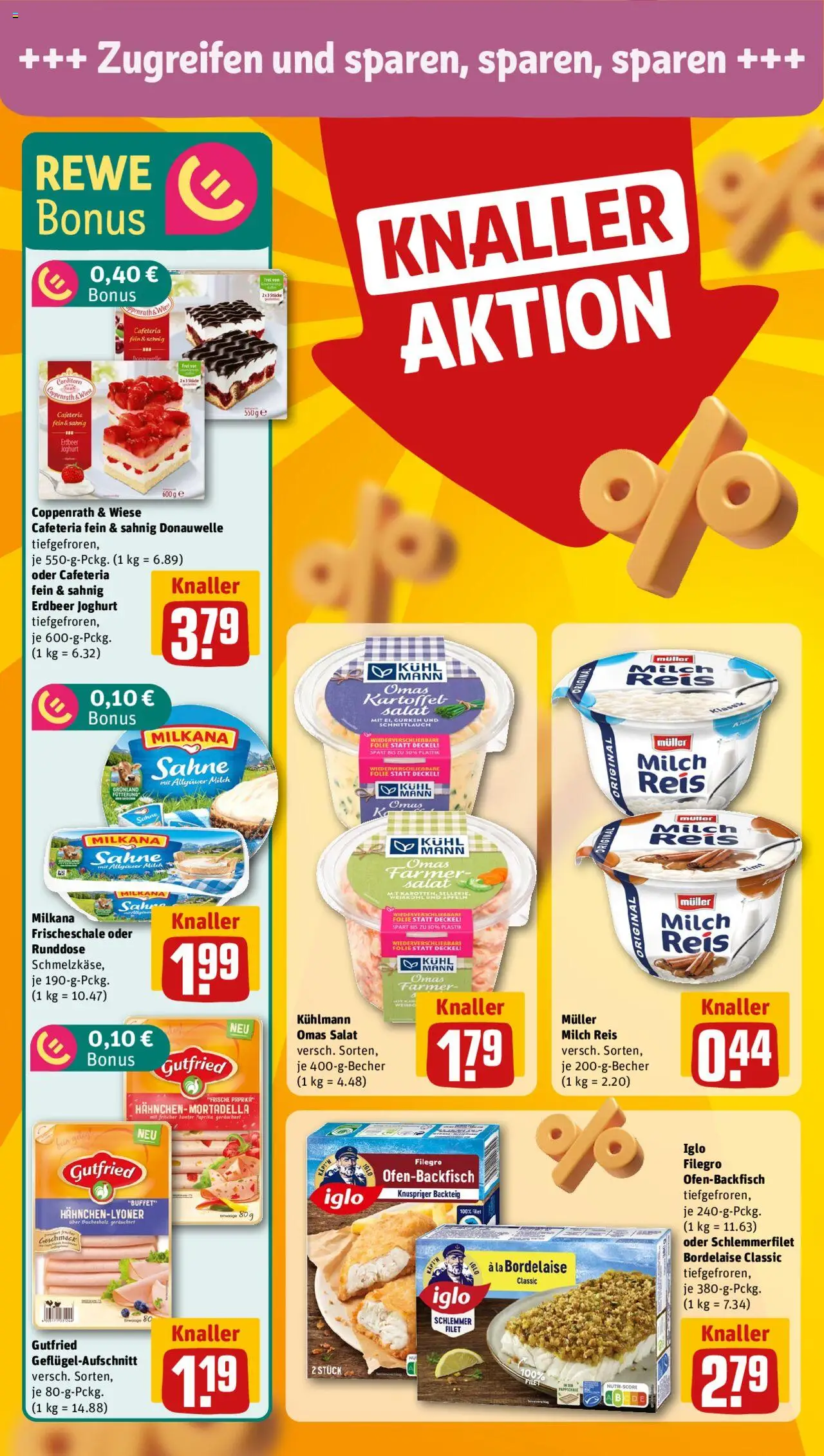 Rewe ihr Kaufpark Prospekt 	 - gültig ab dem 25.08.2025 | Seite: 14 | Produkte: Milch, Joghurt, Paprika, Salat