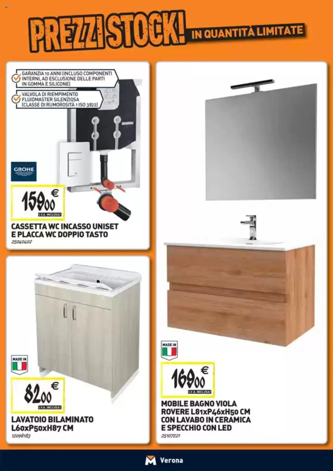 Volantino TECNOMAT del 25.09.2025 | Pagina: 6 | Prodotti: Mobile, Silicone, WC, Bagno