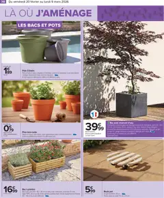 Carrefour - Prévisualisation de Carrefour Jardin valide à partir de 20.02.2026 | Page: 40 | Produits: Poids, Plantes, Réservoir d'eau