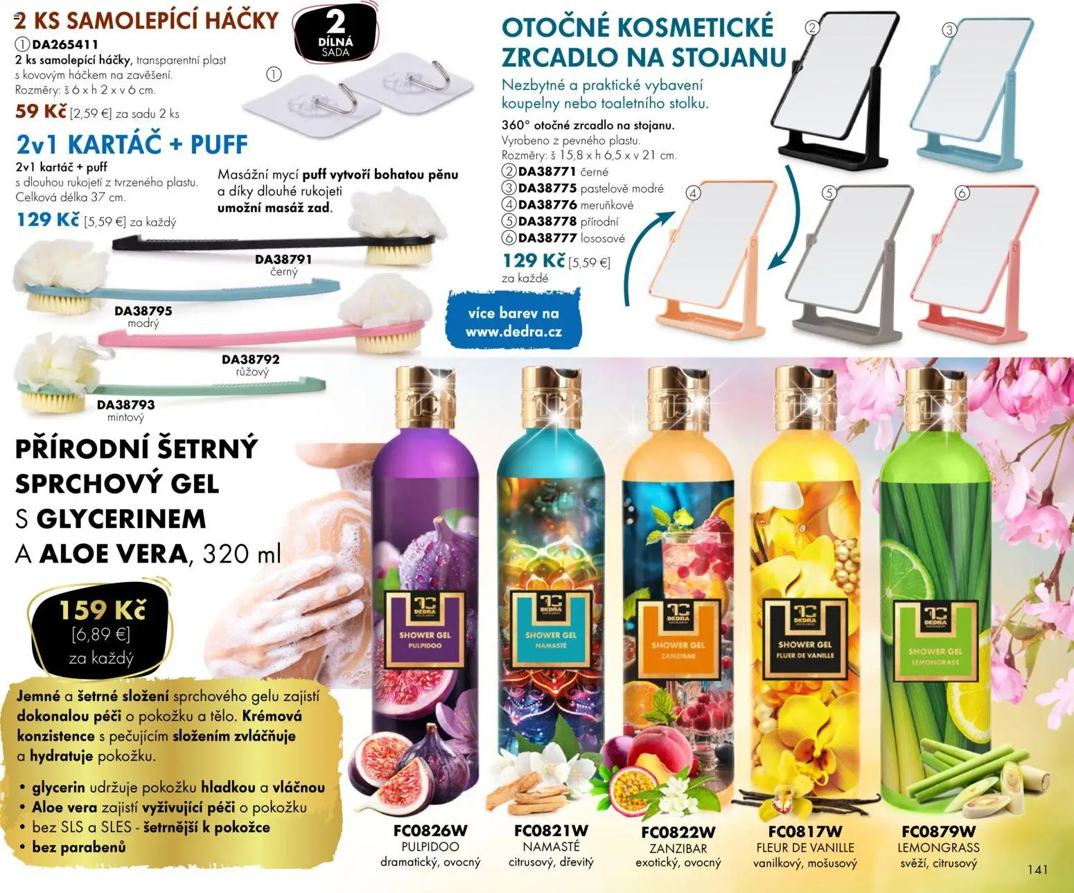 Nové Dedra akcie – leták je platný od 01.02.2026 | Strana: 41 | Produkty: Sprchový gél