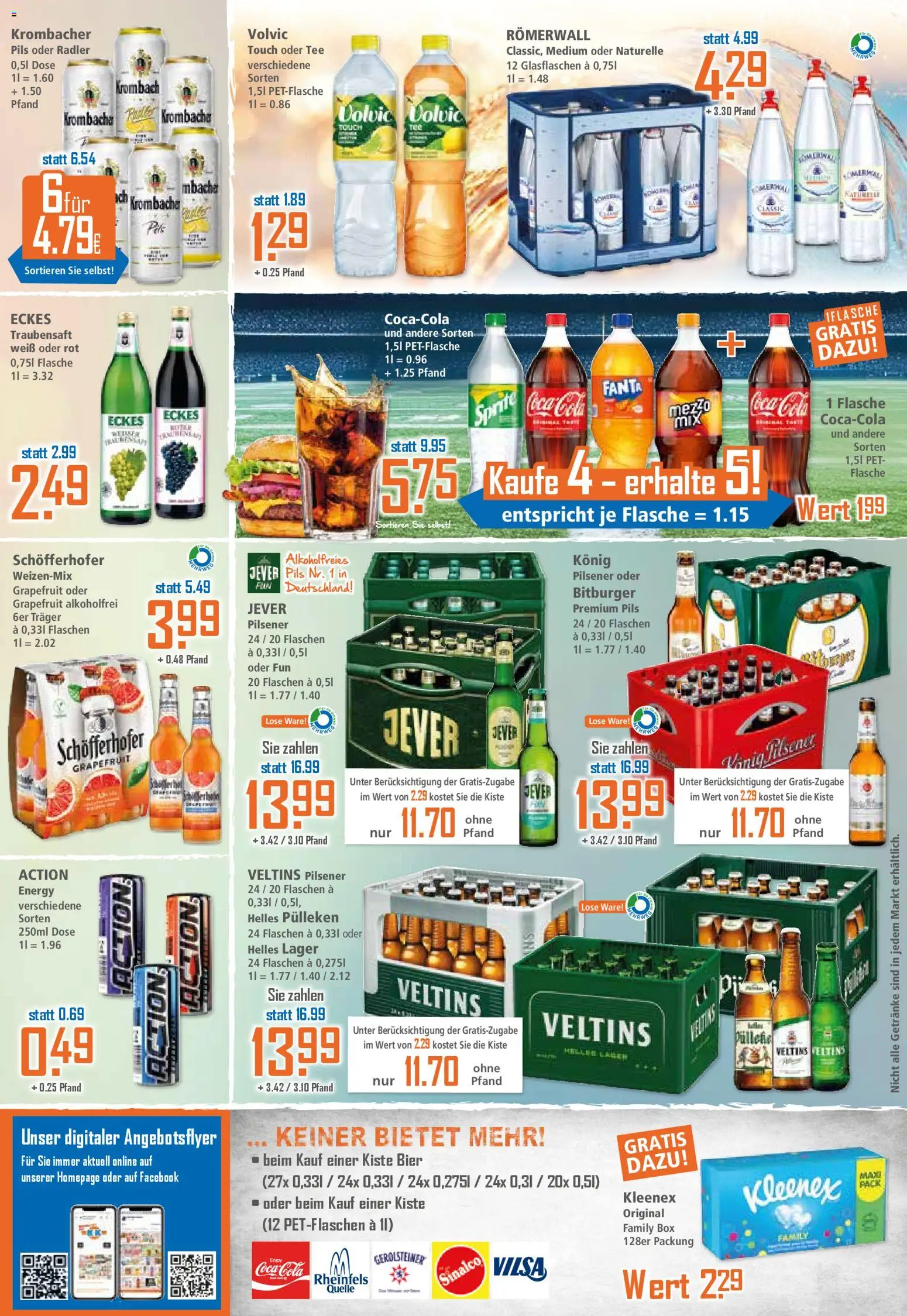 Klaas & Kock Prospekt 	 – gültig ab 02.02.2026 | Seite: 12 | Produkte: Sprite, Pils, Krombacher, Volvic