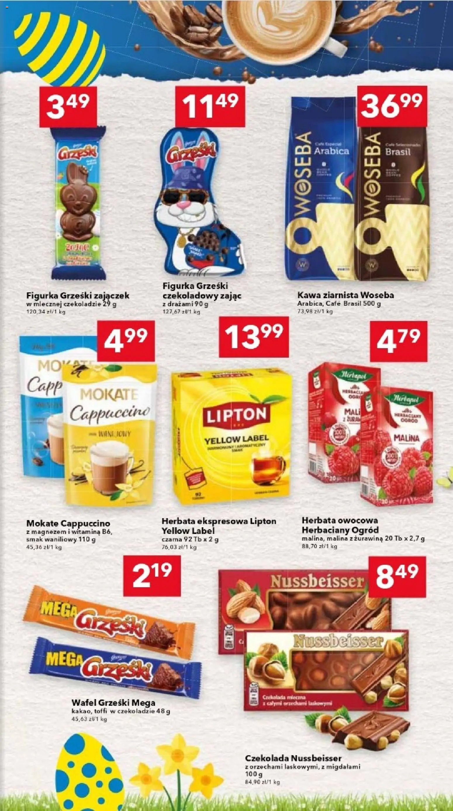 Lewiatan gazetka - Katowice od 26.03.2026 | Strona: 11 | Produkty: Malina, Żurawina, Kawa, Czekolada