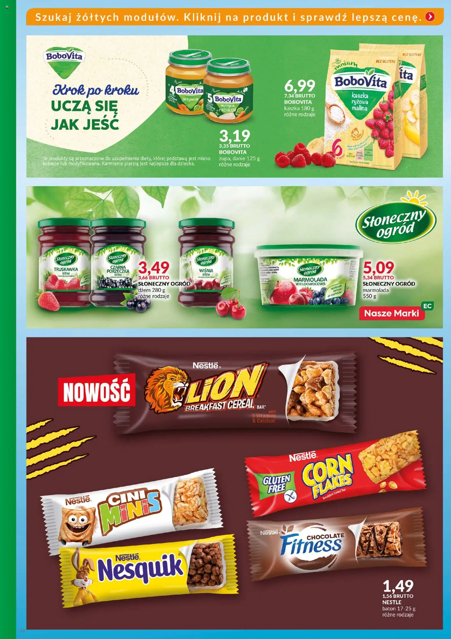 Eurocash Gazetka - Katalog Artykułów Spożywczych od 16.11.2025 | Strona: 27 | Produkty: Porzeczka, Dżem, Mleko, Warzywa