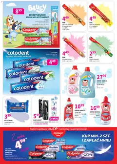 Pogląd oferty "Drogerie Polskie gazetka" - ważna od 10.04.2026 | Strona: 7 | Produkty: Mydło, Pasta do zębów, Szczoteczka do zębów, Odplamiacz