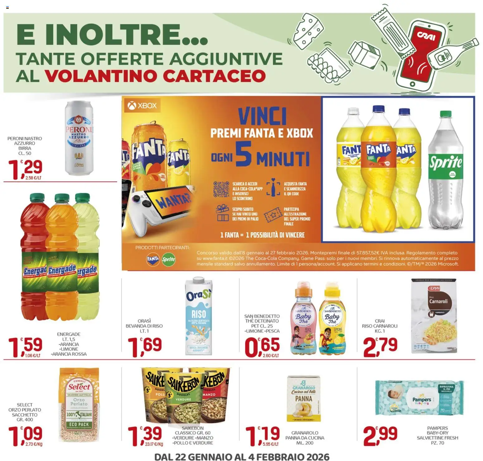Volantino CRAI del 22.01.2026 | Pagina: 24 | Prodotti: Manzo, Limone, The, Xbox