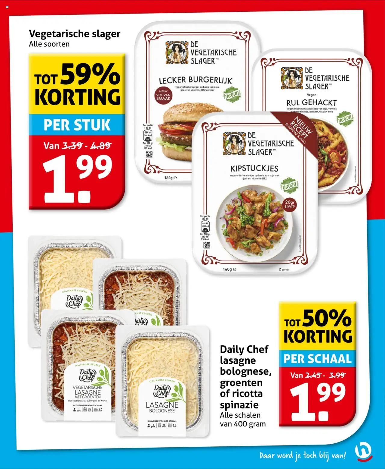 {H1} | Pagina: 19 | Producten: Spinazie, Schaal, Gehakt, Ricotta