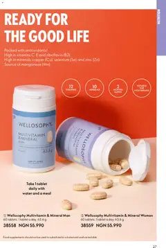 Offer preview "Oriflame - Catalogue 01/2026" | Page: 27 | Products: Tablet, Water
