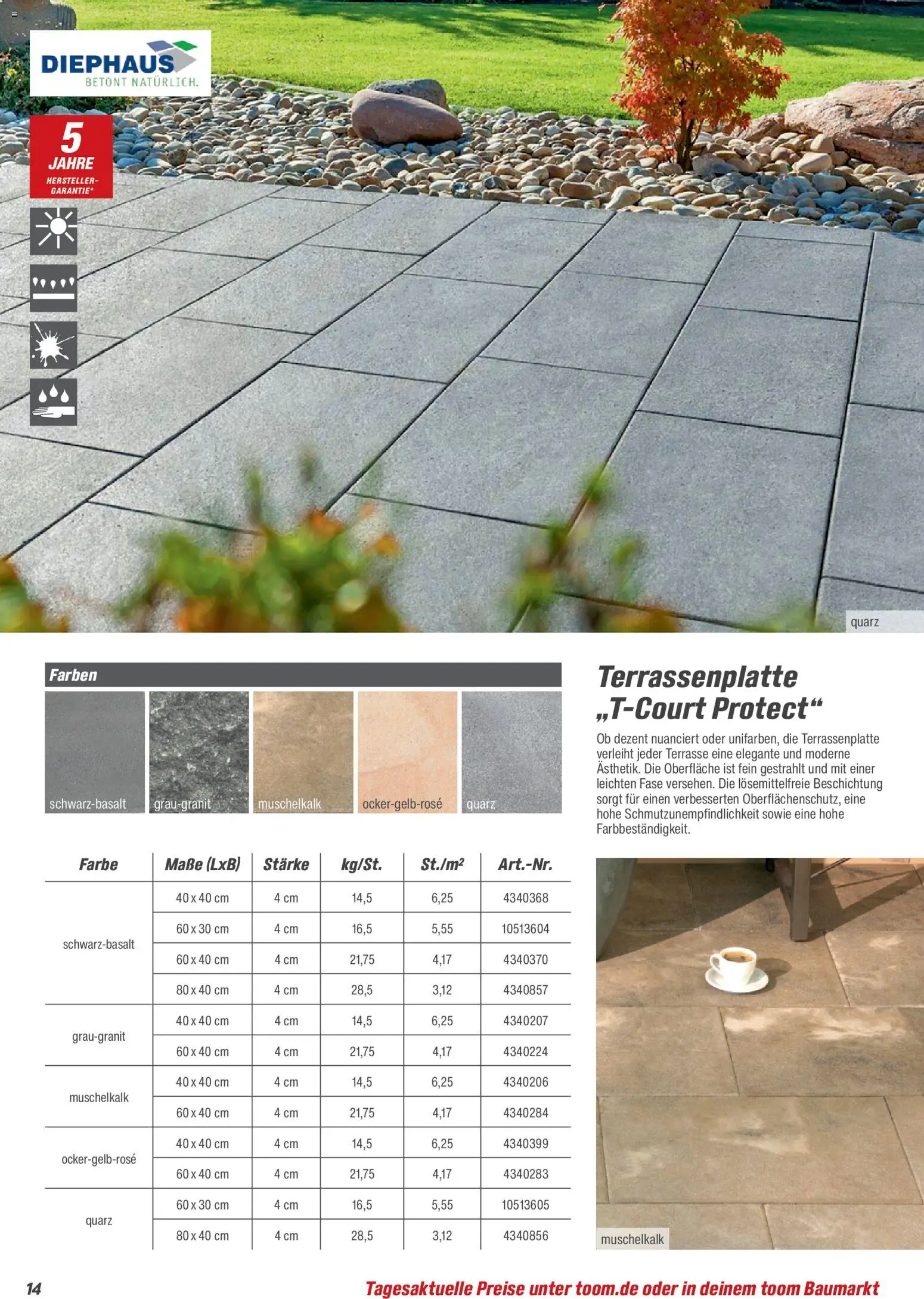 Toom Baumarkt Gartenbaustoffe 2026 – gültig ab 20.02.2026 | Seite: 14