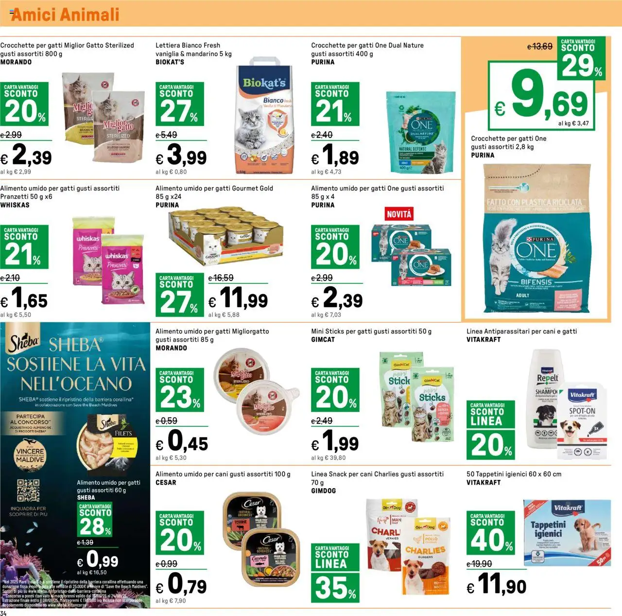 Volantino Iper del 01.08.2025 | Pagina: 34 | Prodotti: Pollo, Salmone, Crocchette, The