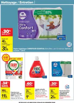  | Page: 63 | Produits: Essuie-tout, Lave-vaisselle, Fairy, Liquide vaisselle