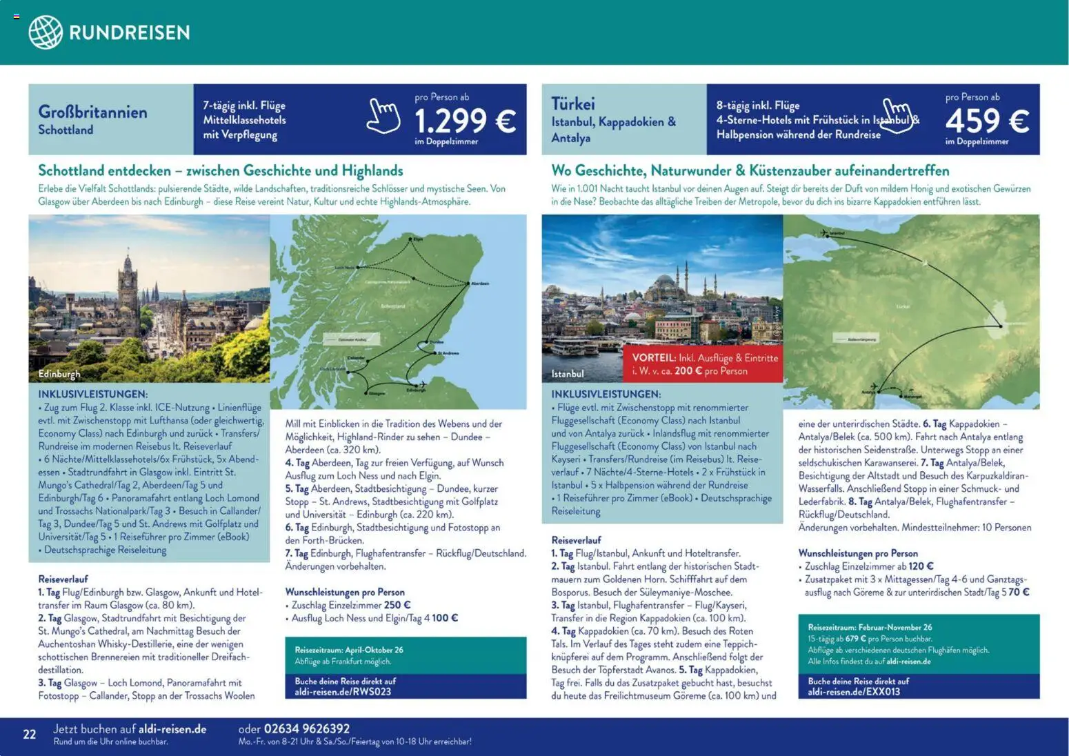 Aldi Reisen Unsere Traumreisen – gültig ab 01.01.2026 | Seite: 22