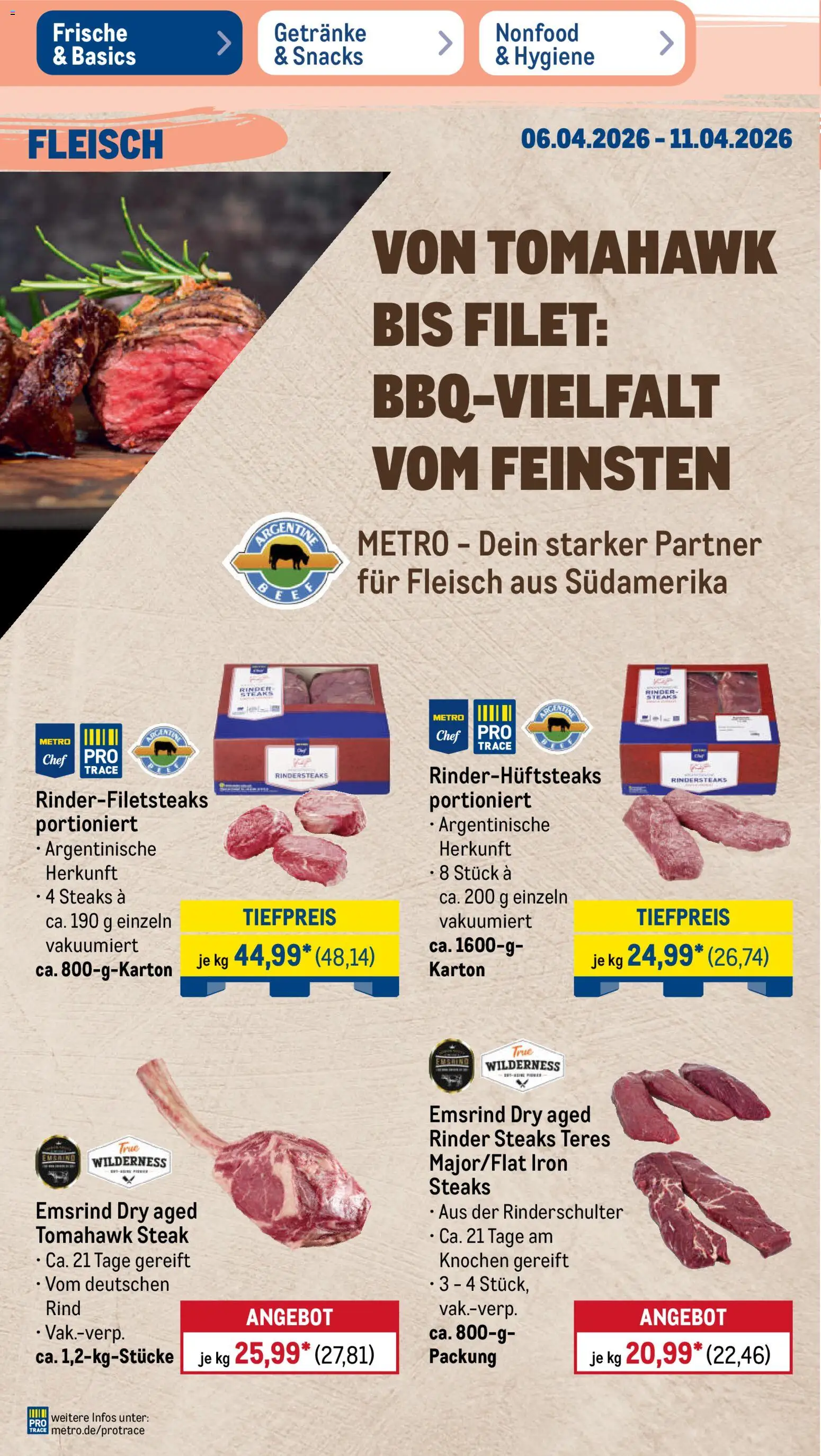Metro Prospekt 	 | 06.04.2026 | Wie erhält man einen begrenzten Rabatt? | Deutschland