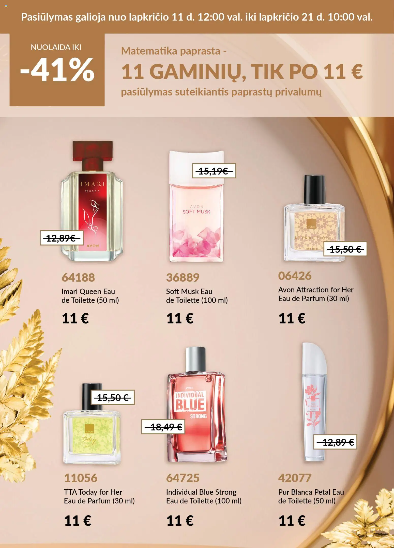 AVON akcijos nuo 11.11.2025 | Puslapis: 1