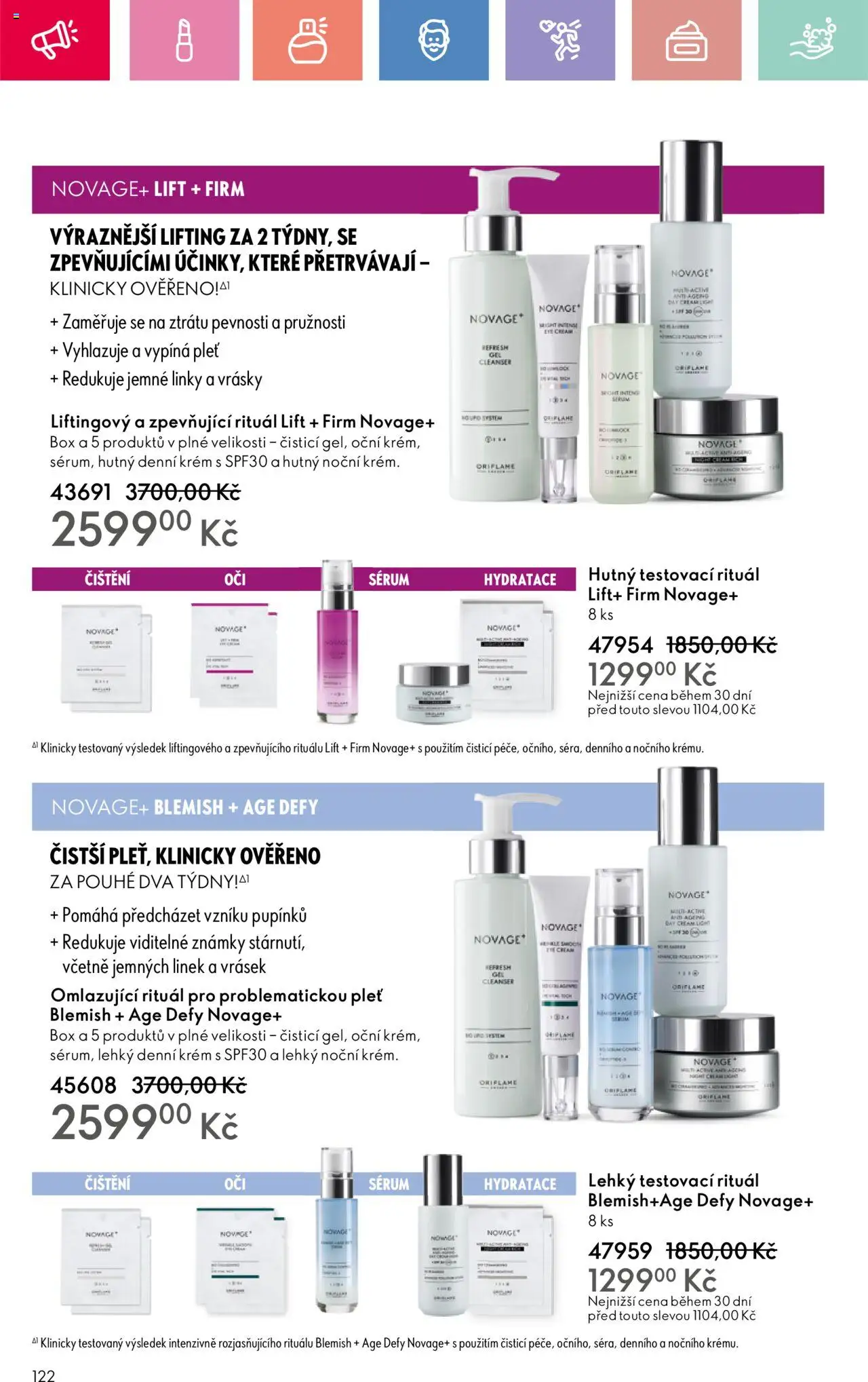 Oriflame katalog č.10/2025 od 06.07.2025 | Strana: 122 | Produkty: Box, Známky, Sérum, Krém