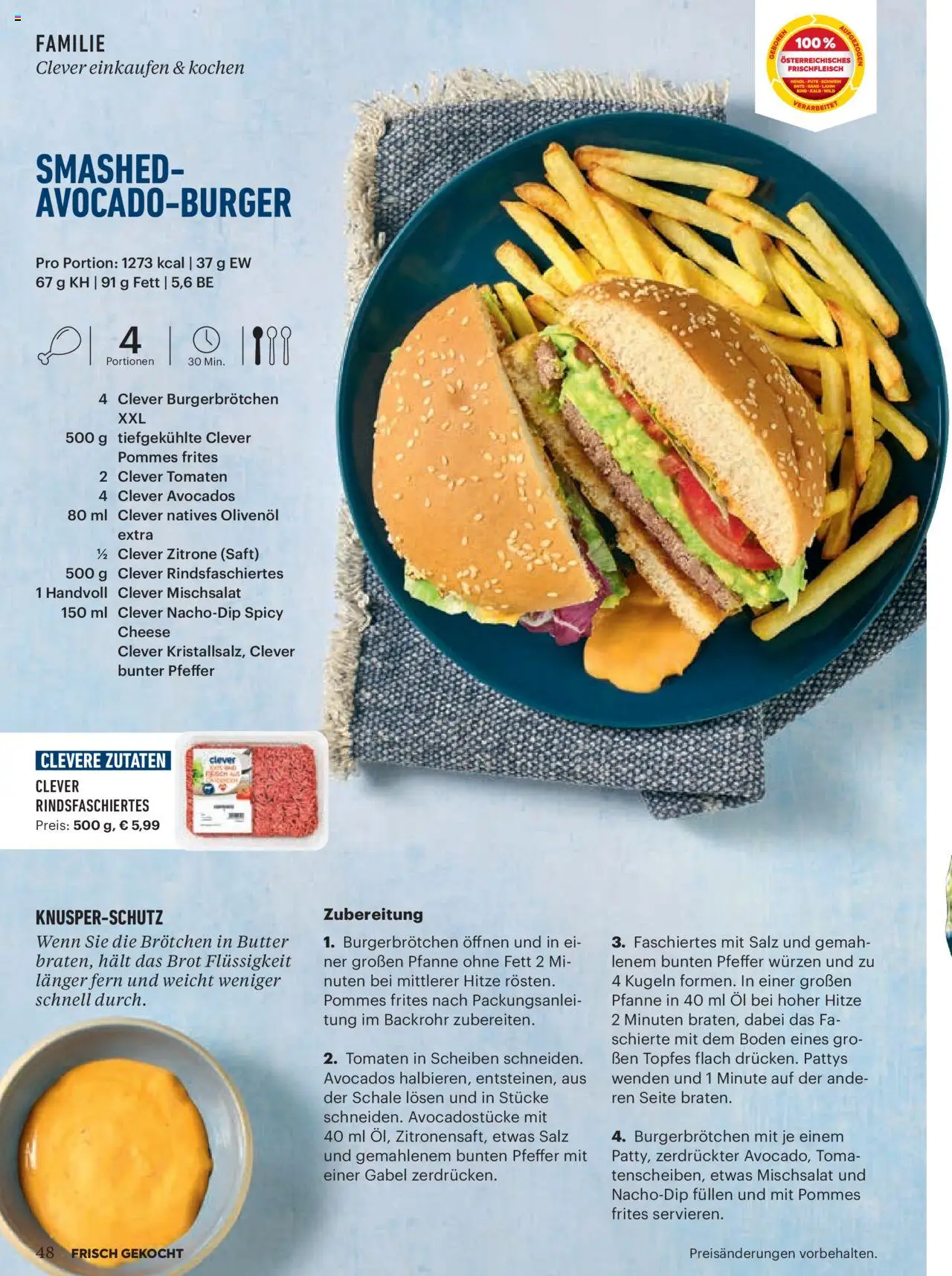 Billa Frisch Gekocht gültig ab 01.09.2025 | Seite: 46 | Produkte: Salz, Zitrone, Butter, Tomaten