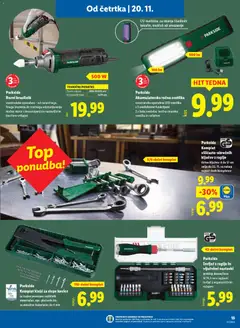 Lidl katalog akcije – veljaven od 24.11.2025 | Stran: 19 | Izdelki: Svetilka, Brusilnik