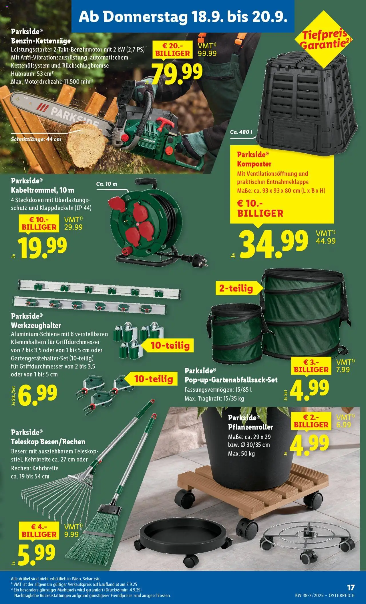 Lidl Flugblatt - Wien, Eisenstadt, Mattersburg gültig ab 18.09.2025 | Seite: 19