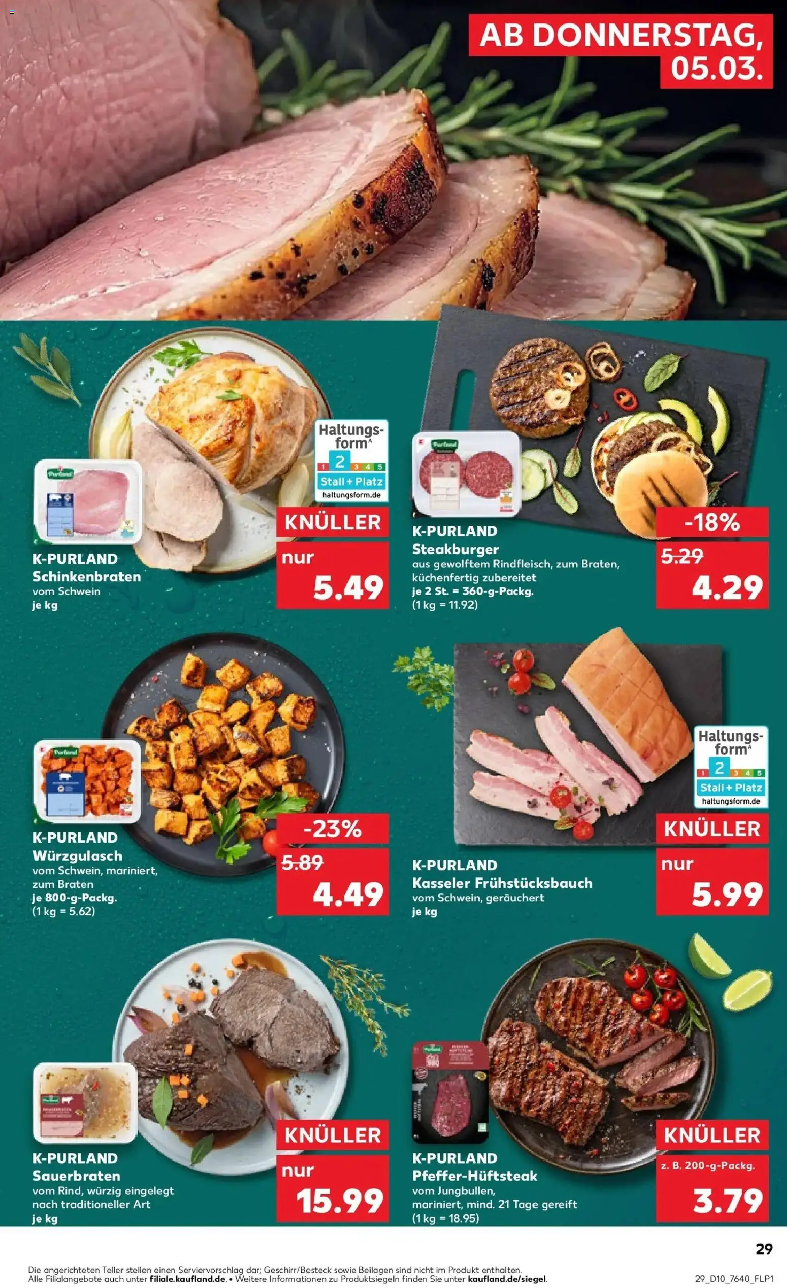 Kaufland Prospekt Oer-Erkenschwick	 – gültig ab 02.03.2026 | Seite: 41 | Produkte: Burger, Steak