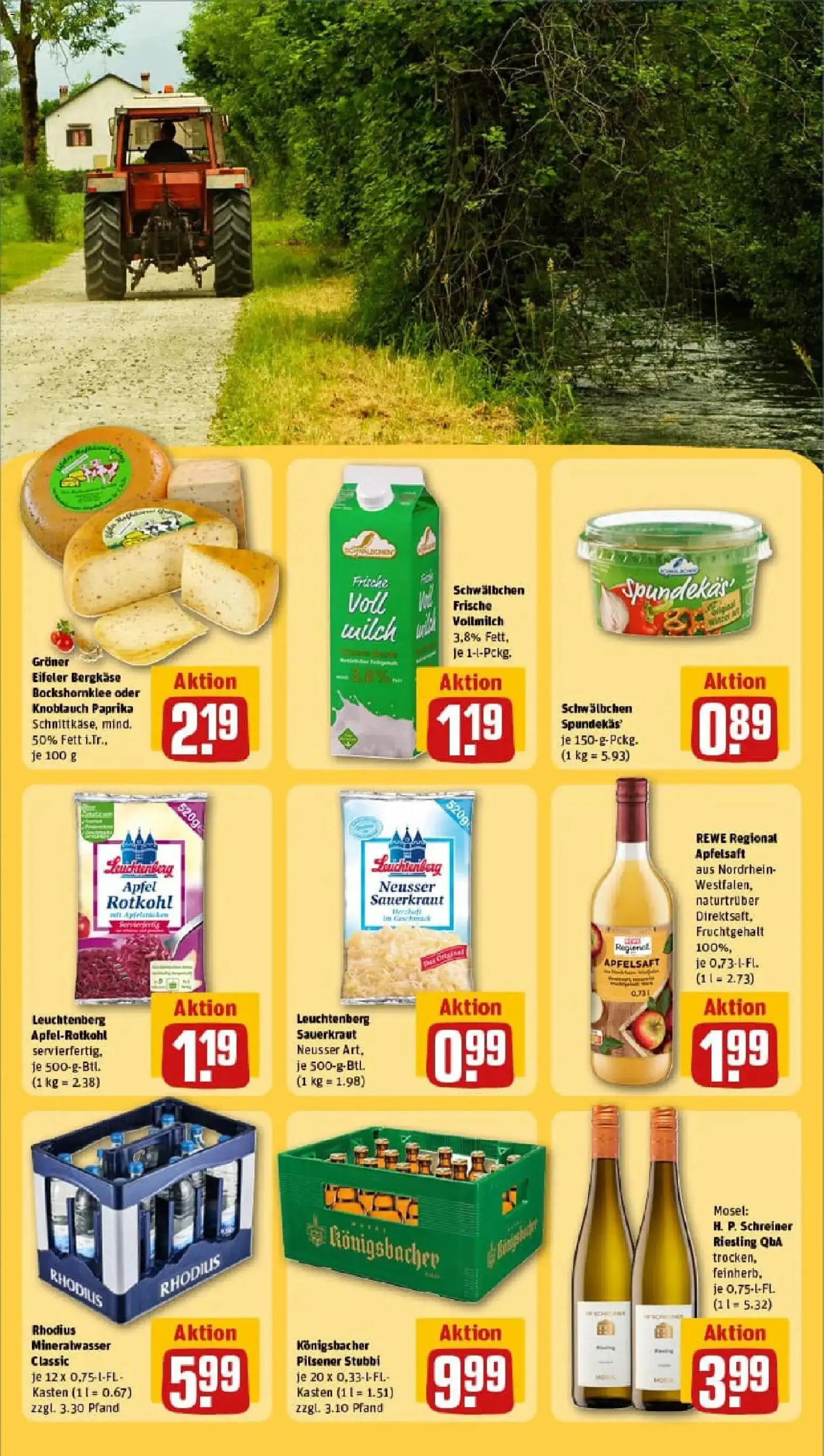 Rewe prospekt Koblenz-Karthause	 – gültig ab 26.01.2026 | Seite: 23 | Produkte: Apfelsaft, Mineralwasser, Apple, Knoblauch