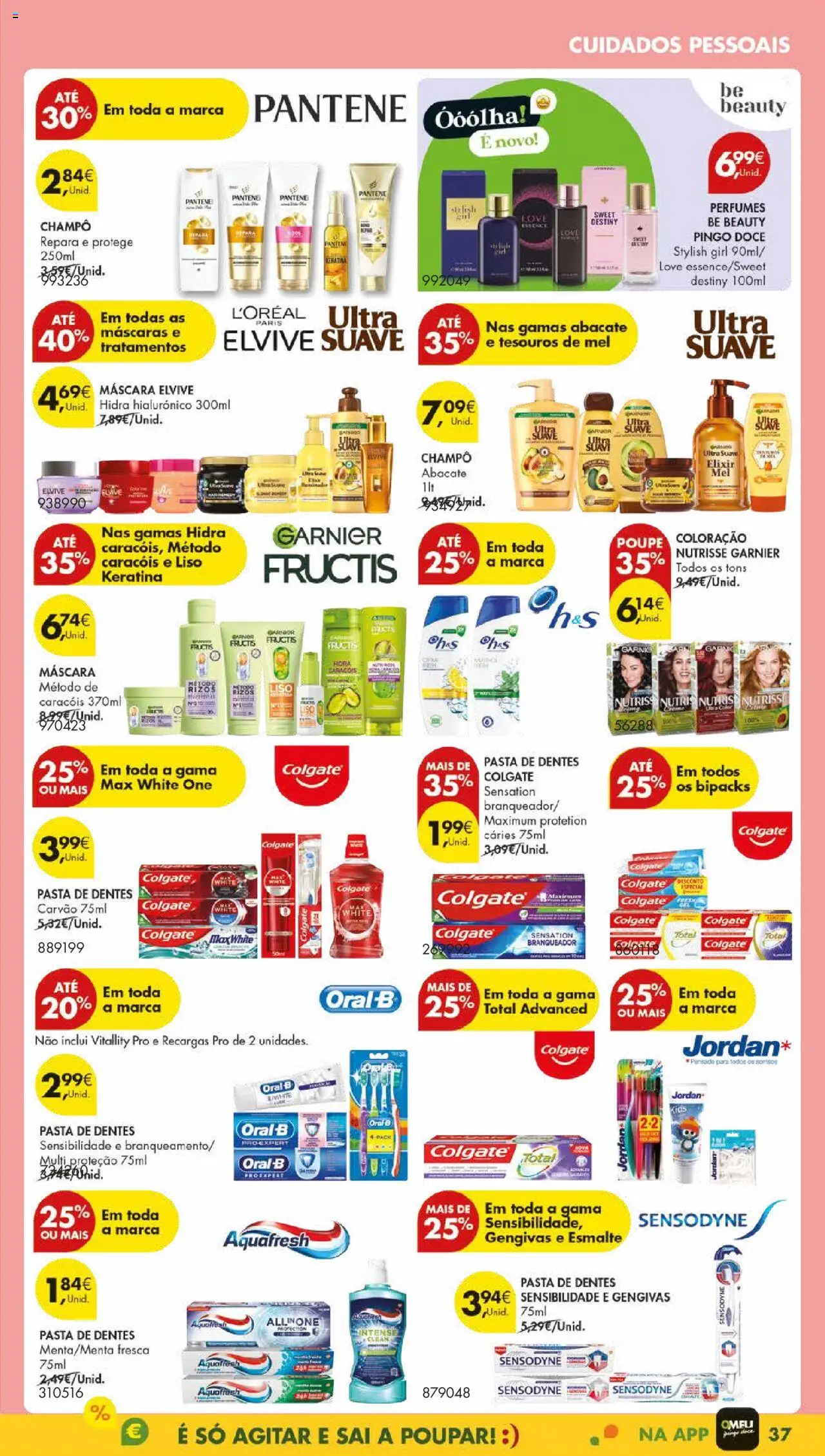 Pingo Doce folheto │ válido de 12.08.2025 | Página: 41 | Produtos: Perfumes, Shampoo, Pasta de dentes, Abacate
