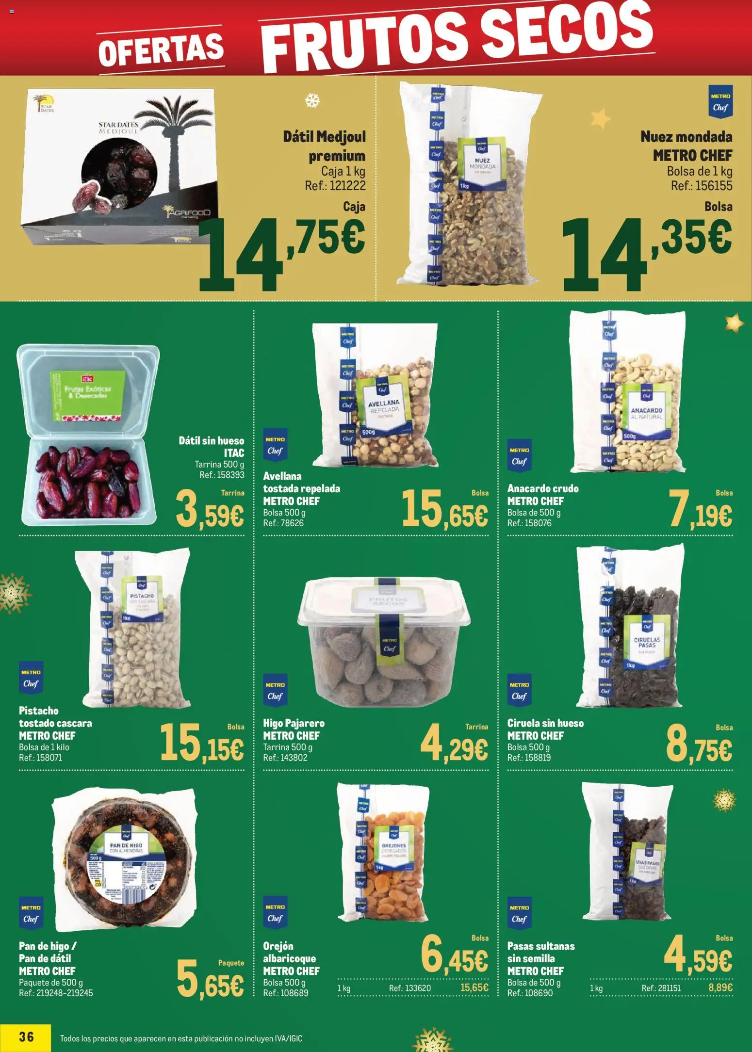Makro - Precios Especial Cataluña │ válido desde el 09.12.2025 | Página: 36 | Productos: Τζίντζερ, Αποφλοιωτής σκόρδου, Bolsa, Caja