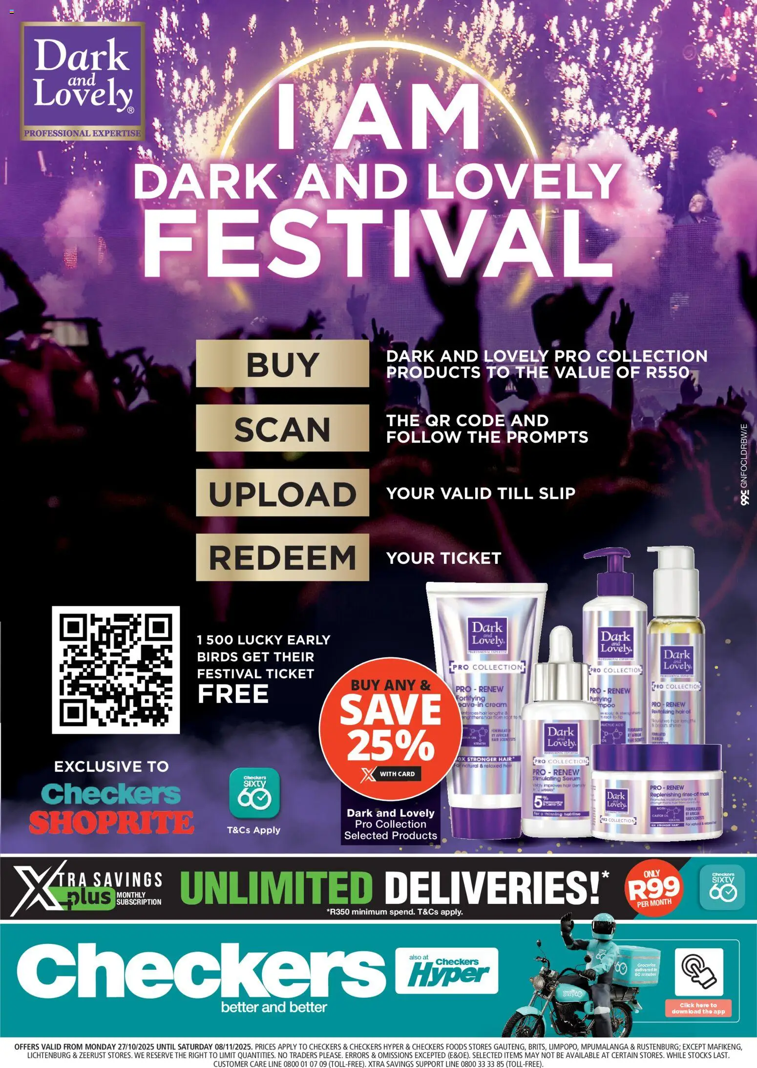 New Checkers catalogue – valid from 27.10.2025 | Page: 1 | Products: Mask, Cream