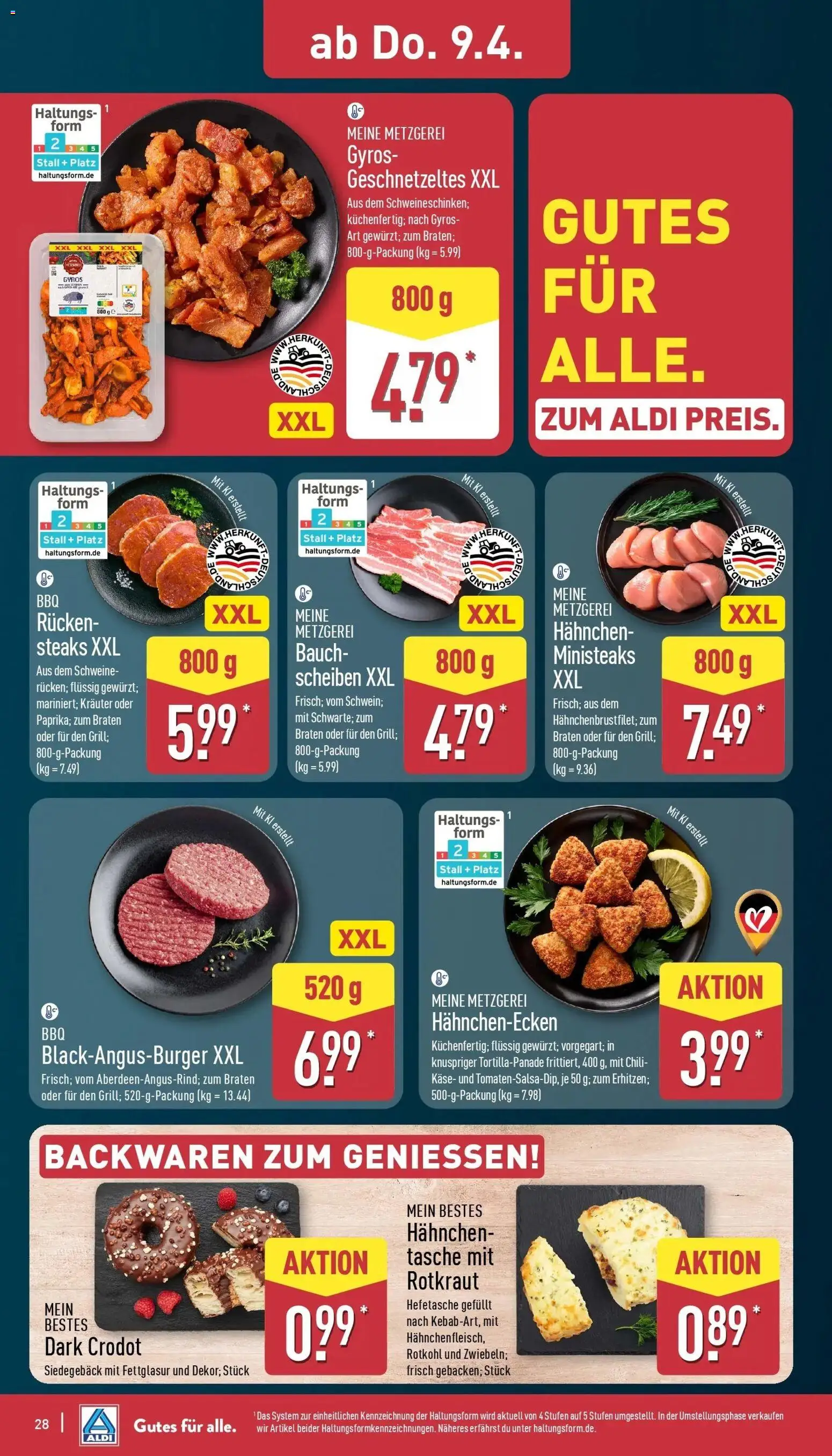 Aldi - ALDI Nord: Wochenangebote – gültig ab 05.04.2026 | Seite: 29 | Produkte: Tasche, Käse, Gyros, Chili