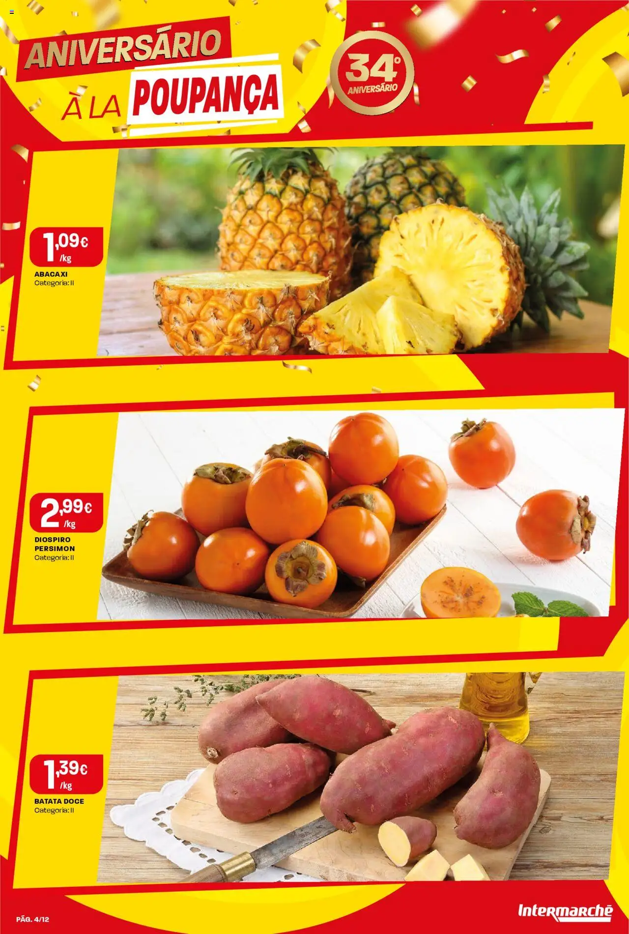 Intermarché Folheto Mini │ válido de 16.10.2025 | Página: 4 | Produtos: Batata, Abacaxi